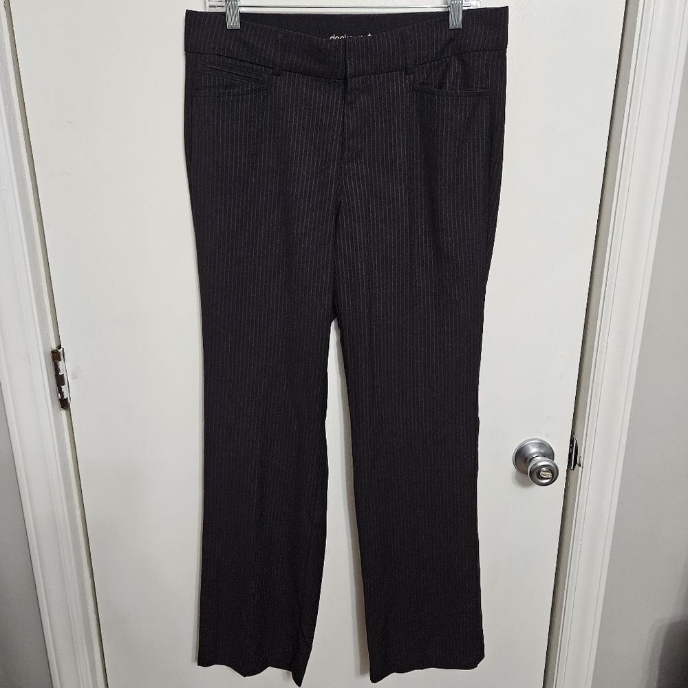 Dockers Size 10M Pin Stripe Trousers Khaki Goodness Inside Dress Pants